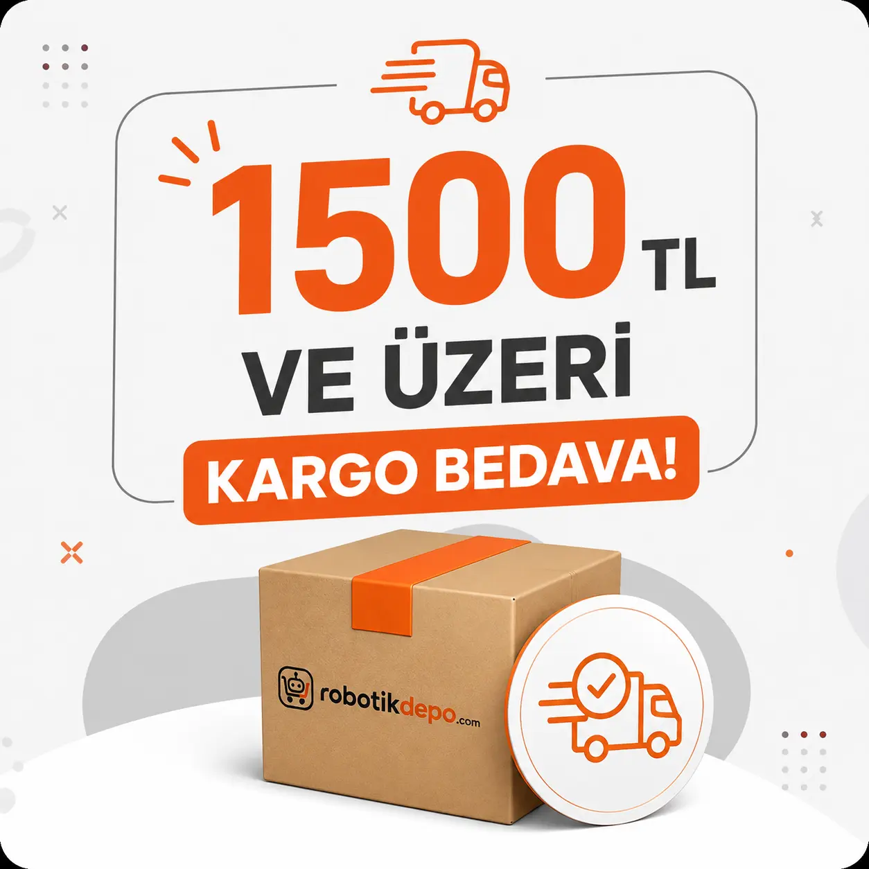 1500 TL ve Üzeri Kargo Bedava